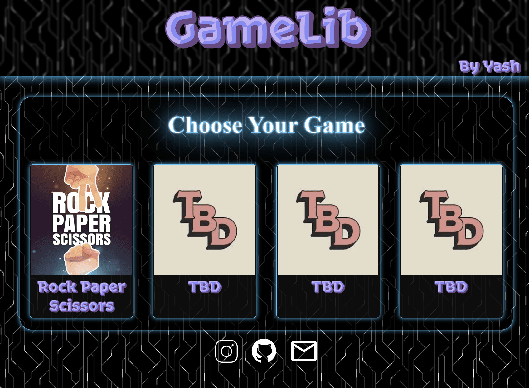 GameLib project preview